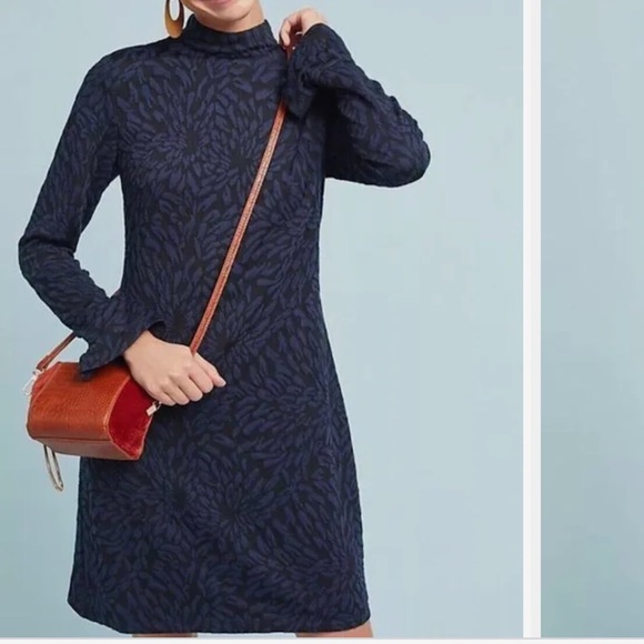 Anthropologie Dresses & Skirts - Last Chance | Hutch Anthropologie Michaela Textured Bell Sleeve Dress
